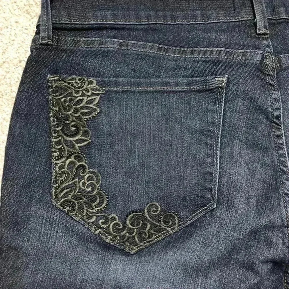 J. Jill Jeans Boot Cut Dark Wash Barbara - Picture 8 of 11